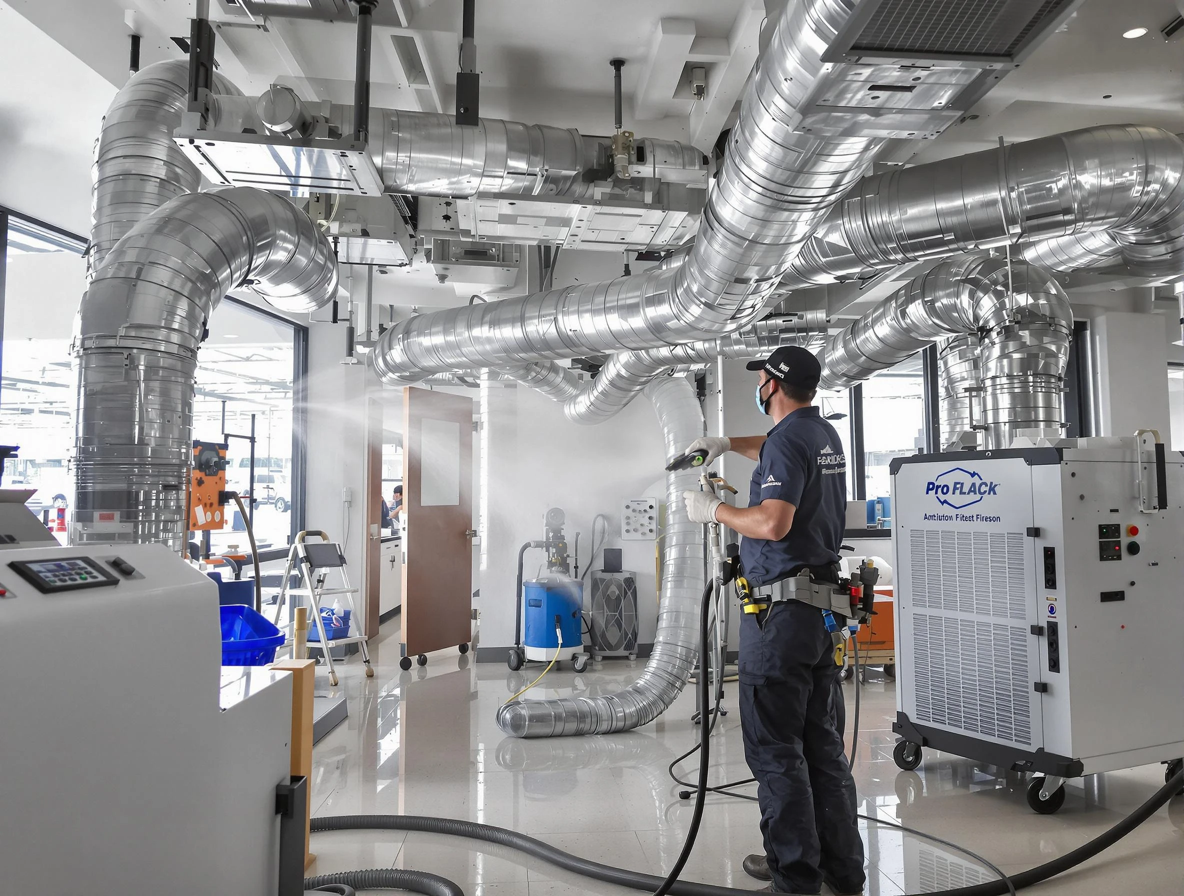 Negative Pressure Air Duct Cleaning in Ogden