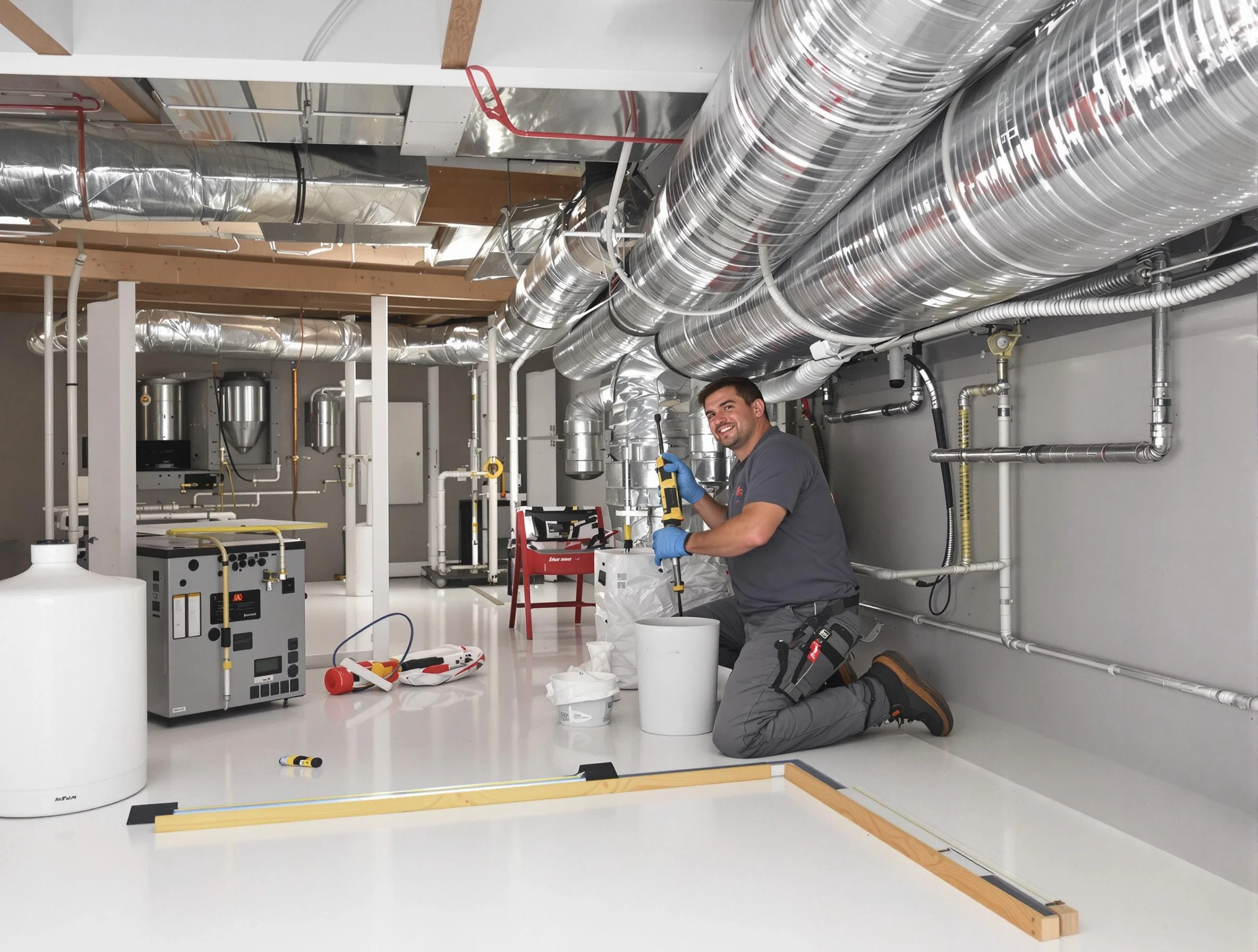 Professional duct sealing service by Ogden Air Duct Cleaning in Ogden