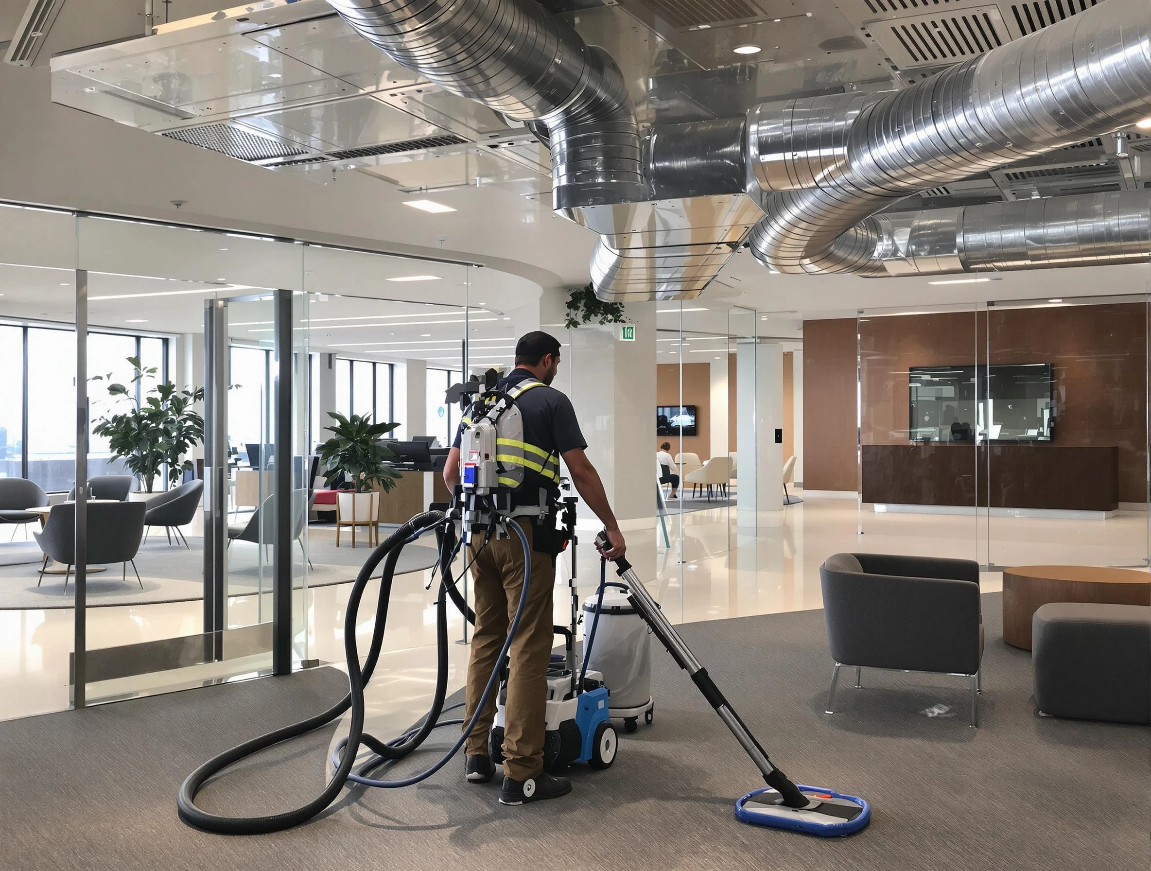 Commercial duct cleaning service by Ogden Air Duct Cleaning in Ogden