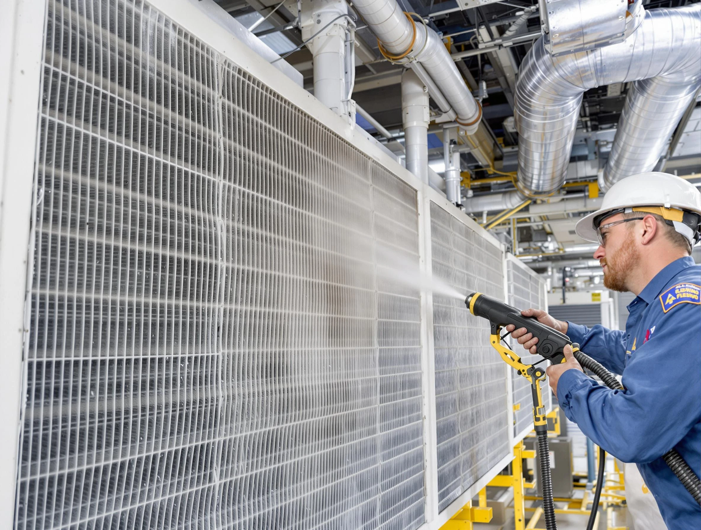 Professional commercial coil cleaning by Ogden Air Duct Cleaning in Ogden